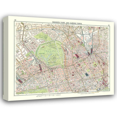 Trent Austin Design® Bartholomew Gallery Wrapped Canvas Art Titled: Regents Park Camden Town London UK