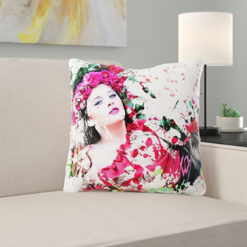 Coussin de fille fille Boissonneault, Microsuède, Intérieur