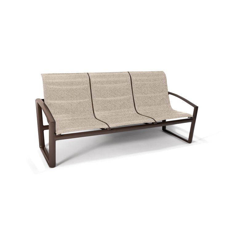 Icon Padded Sling High Back Sofa, Brown