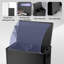 Poubelle en acier inoxydable de 60 L (16 gallons), poubelle de cuisine recyclable à deux compartiments, contrôle des odeurs, mains libres, poubelle commerciale avec couvercle à fermeture en douceur pour la cuisine, le bureau et les toilettes-116806135
