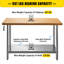 Table de travail en bois avec tablette inférieure-66221952