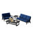 Shweta 4-Piece Outdoor Conversation Set, Perfect For Entertaining With Included Tables-478362337-478362338-478403615