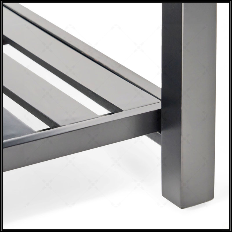 Table basse avec rangement et repose-pieds
