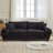 Renville 84" Upholstered Pillow-Top Arm Loveseat Sofa with 2 Throw Pillows-901929935