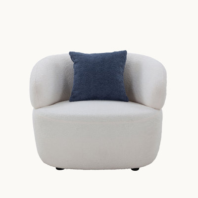 35'' Wide Upholstered Barrel Chair