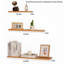 Tablette murale flottante en bois massif-1095333691