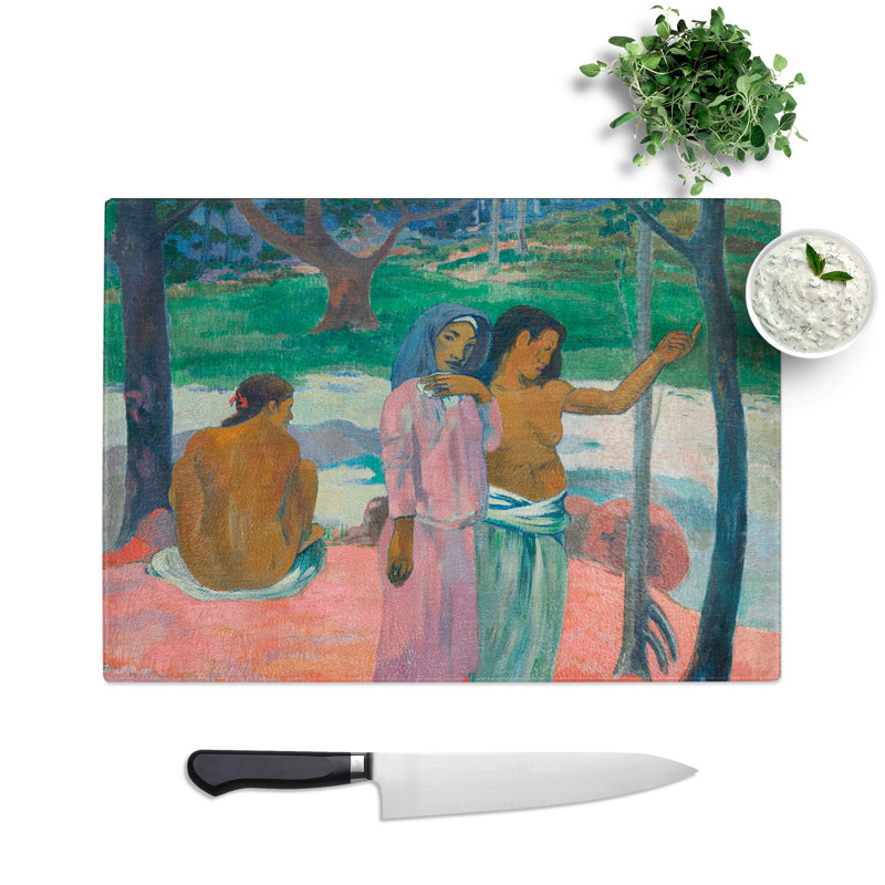 The Call by Paul Gauguin Chopping Board, 28.5cm W x 39cm L