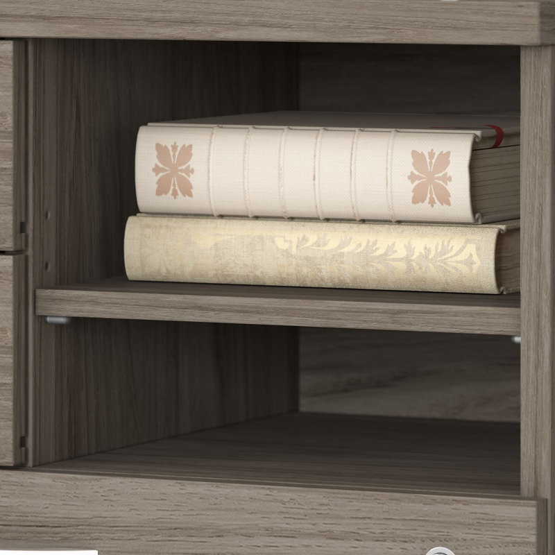 Kaydrie 30'' Wide 3 -Drawer File Cabinet, Modern Hickory