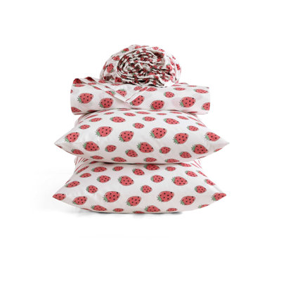Poppy & Fritz Printed Percale Cotton Sheet Set