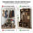 47.3'' Modern Farmhouse Hall Tree Wide With Bench And Shoe Storage-316982845