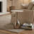 Modern Round Marble Top Side Table -86147690