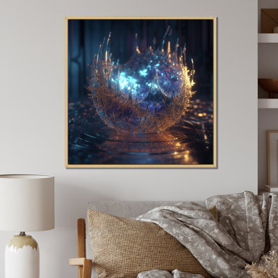 Atomique liquide en cristal I - Fractales, décoration murale
