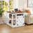 23.6'' Square End Table with Storage and Charging Station