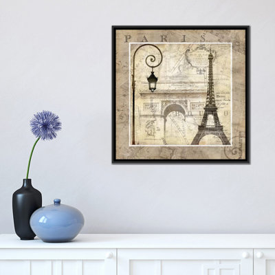 «Paris Holiday» par Keith Mallett, impression sur toile tendue