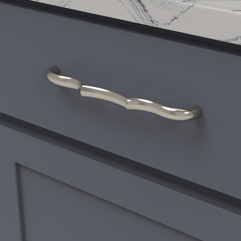 Trellis Bar / Handle Pull, Polished Nickel, 7-9/16"