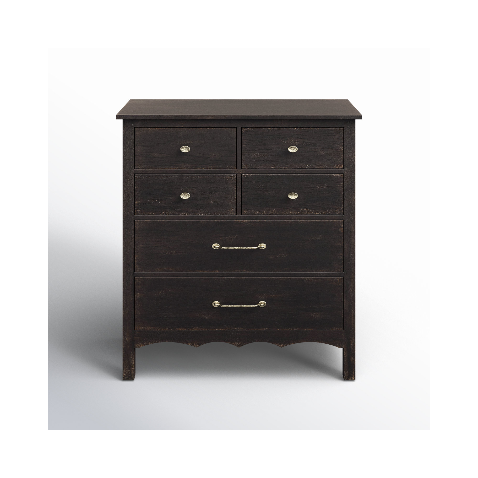 Americana 6 - Drawer Dresser, Black
