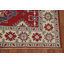 Tapis rouge à motif oriental Kazak