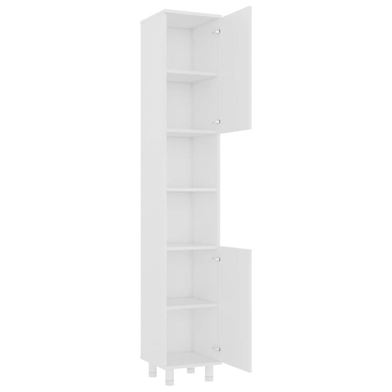Snyderville Freestanding Linen Cabinet, White