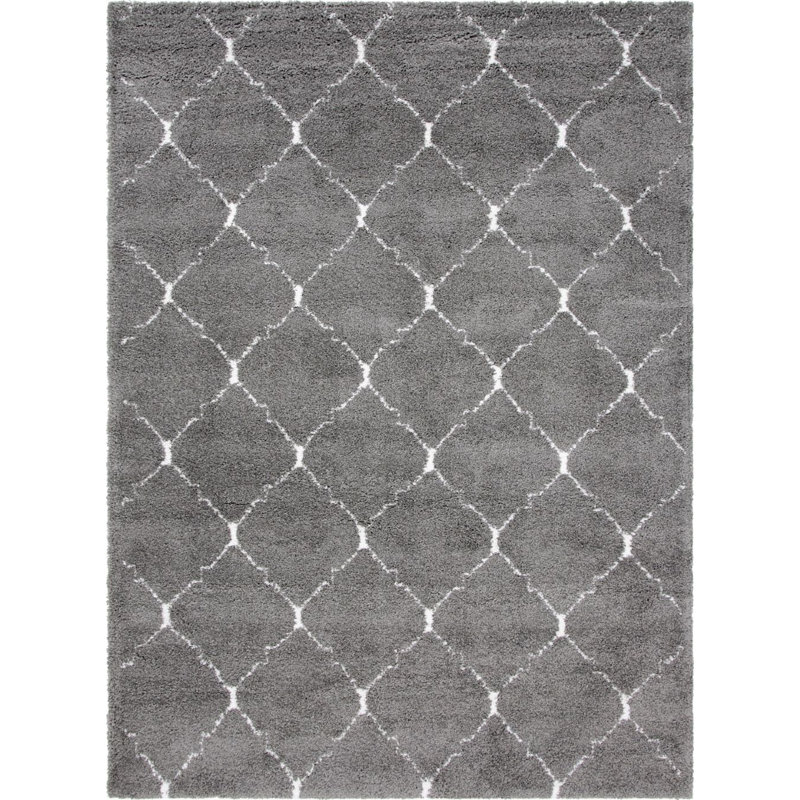 Moroccan Shag Oriental Indoor Rug, Rectangle 9' x 12'