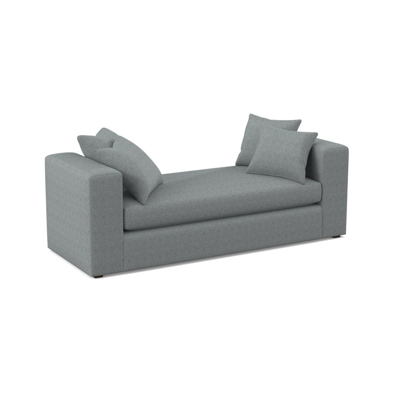 Retreat Upholstered Daybed, Maya Cyan Polyester Blend