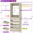 74"W To 116"W Adjustable Closet Organizer With 4 Drawers & 4 Rods-1630863118