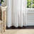 Laguna Striped Semi-Sheer Tab Top Curtain Panel Pair Mocha-97780883-45372711