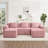 Modular 3 Seat U Shape Sectional Boneless Sofa-577681822