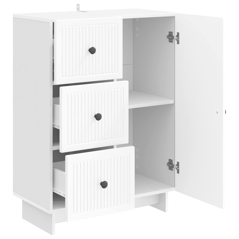 66cm Sideboard, High Gloss White