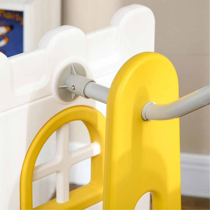 Ensemble de balançoire en bois pour la cour arrière, ensemble de balançoire extérieur 2 en 1 avec glissade, ensemble de jeu pour enfants