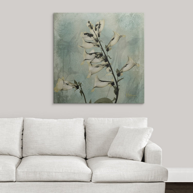 « foxglove iv x-ray » par albert koetsier,, reproduction de photo, H 35 po x l 35 po x P 1,5 po, Toile