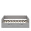 Lit de jour simple en bois avec couchette et tiroirs de rangement-1391266032