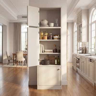 Tall Narrow Pantry Cabinet 71 Inch Freestanding Storage Cabinet with Doors and Shelves