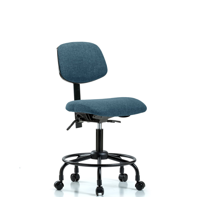 Priscila Drafting Chair, Blue, Included