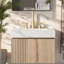 Meuble-lavabo moderne (doit inclure le meuble-lavabo et le lavabo) avec rangement