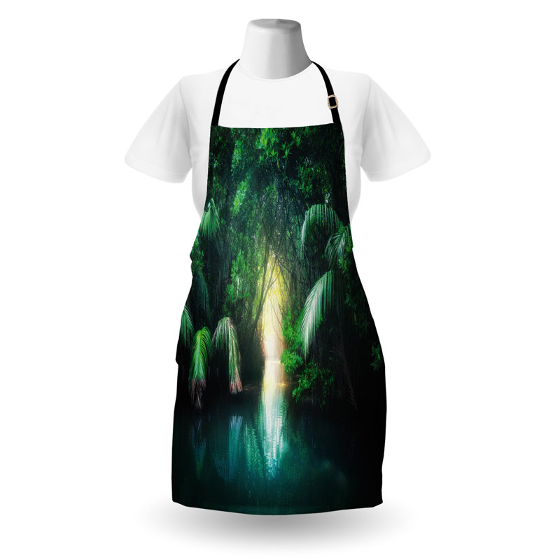 No Pattern Bib Apron