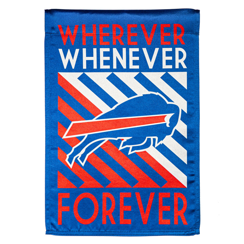 Drapeau de maison en polyester Deeric 0,05 x 4 po, Buffalo Bills