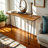 Lincolndale 42.5'' Solid Wood Top Console Table