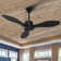 Karlena 48'' Ceiling Fan with Remote Control without Lights for Bedroom