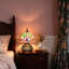 Tiffany-Style Multi-Coloured Stained Glass Table Lamp, Handcrafted Bedside Lamp with Sculpted Dragonfly Base for Bedroom & Living Room, Bulb Not Included-1423024957