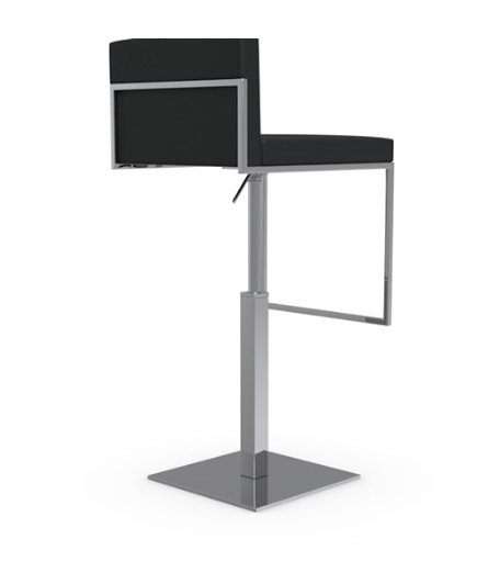 Even Plus Upholstered Adjustable Stool with Swivel Base