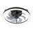 Jhonni 19" Ceiling Fans With Light Kit And Remote Control-1591627220