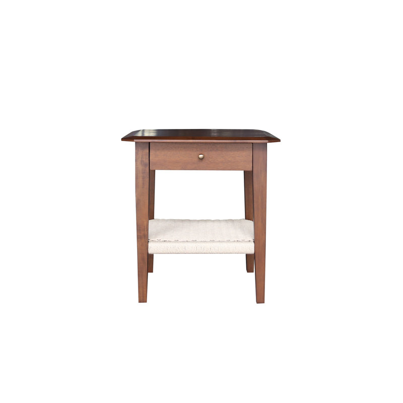 Huron Nightstand with Papercord End Table