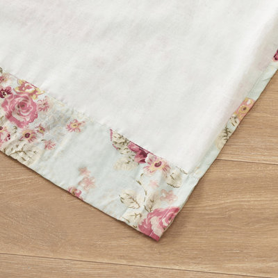 Antique Rose Curtain Valance