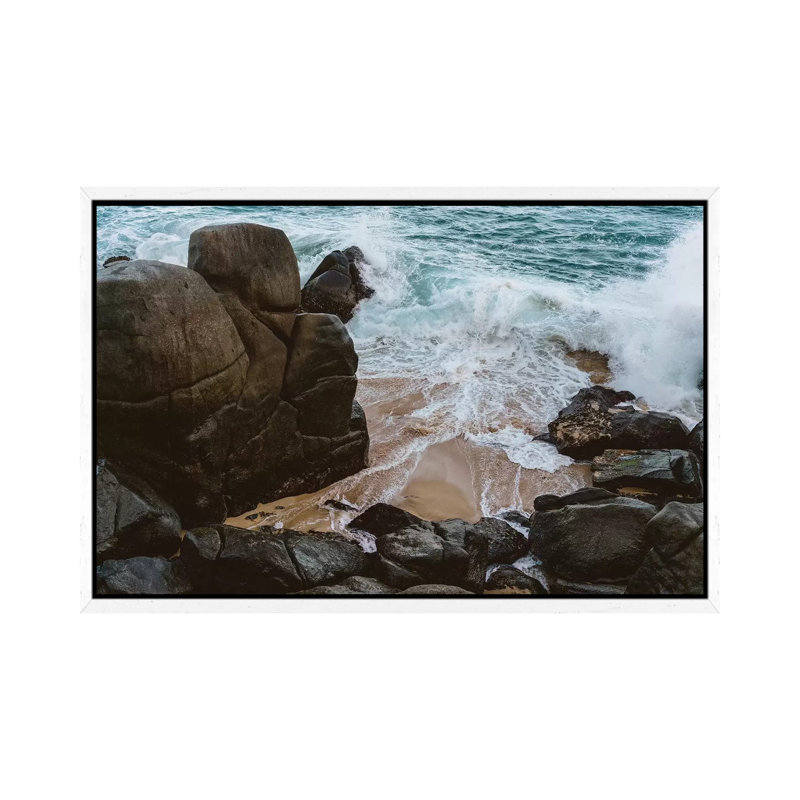Pedregal, Mexico VII by Bethany Young - Print on Canvas, White Framed, 45.72cm H x 66.04cm W x 3.81cm D