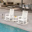 Chaise berçante surdimensionnée en PEHD d'extérieur-22411569