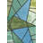 Blue-Green Toned Geometric Triangle Patterned Modern Decorative Rug-1878533795