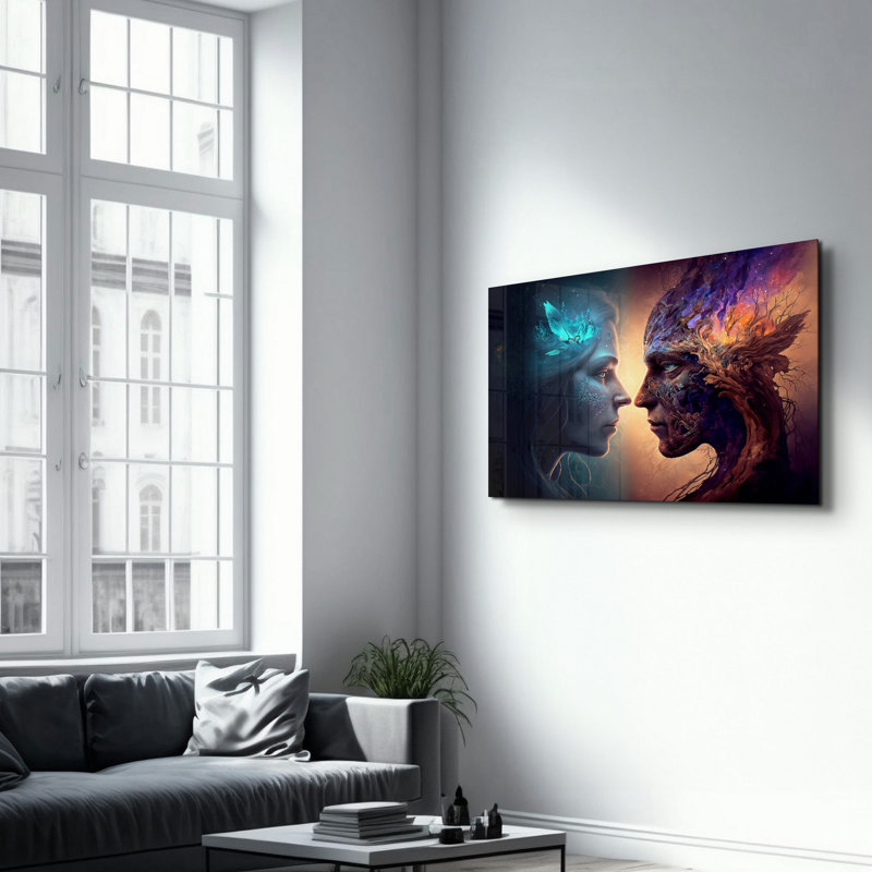Decorative Tempered Glass Painting