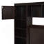 Lit double en bois avec armoire, tablette et prises tout-en-un-1887530142
