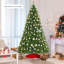Sapin de Noël artificiel articulé de 1,8/2,3/2,7 m avec support en métal, 1346 branches-564032171