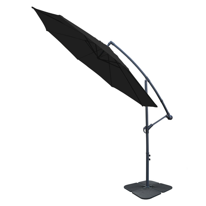 300cm Cantilever Parasol, Black